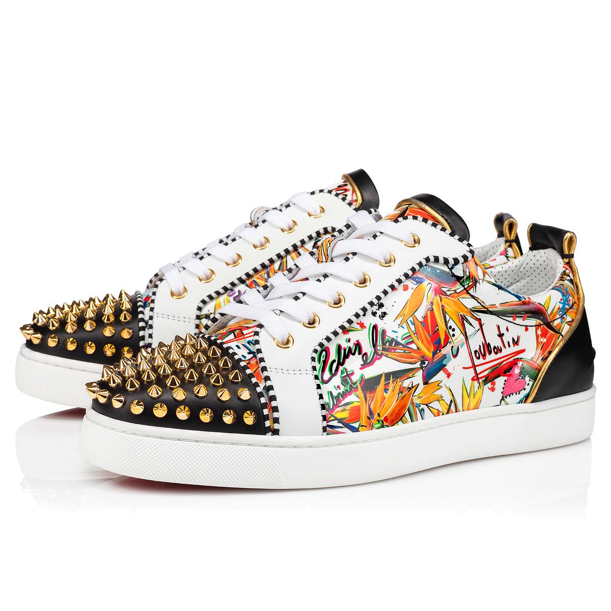 Christian Louboutin  FreeLouis Junior Spikes Low Sneaker - PerfectKickZ