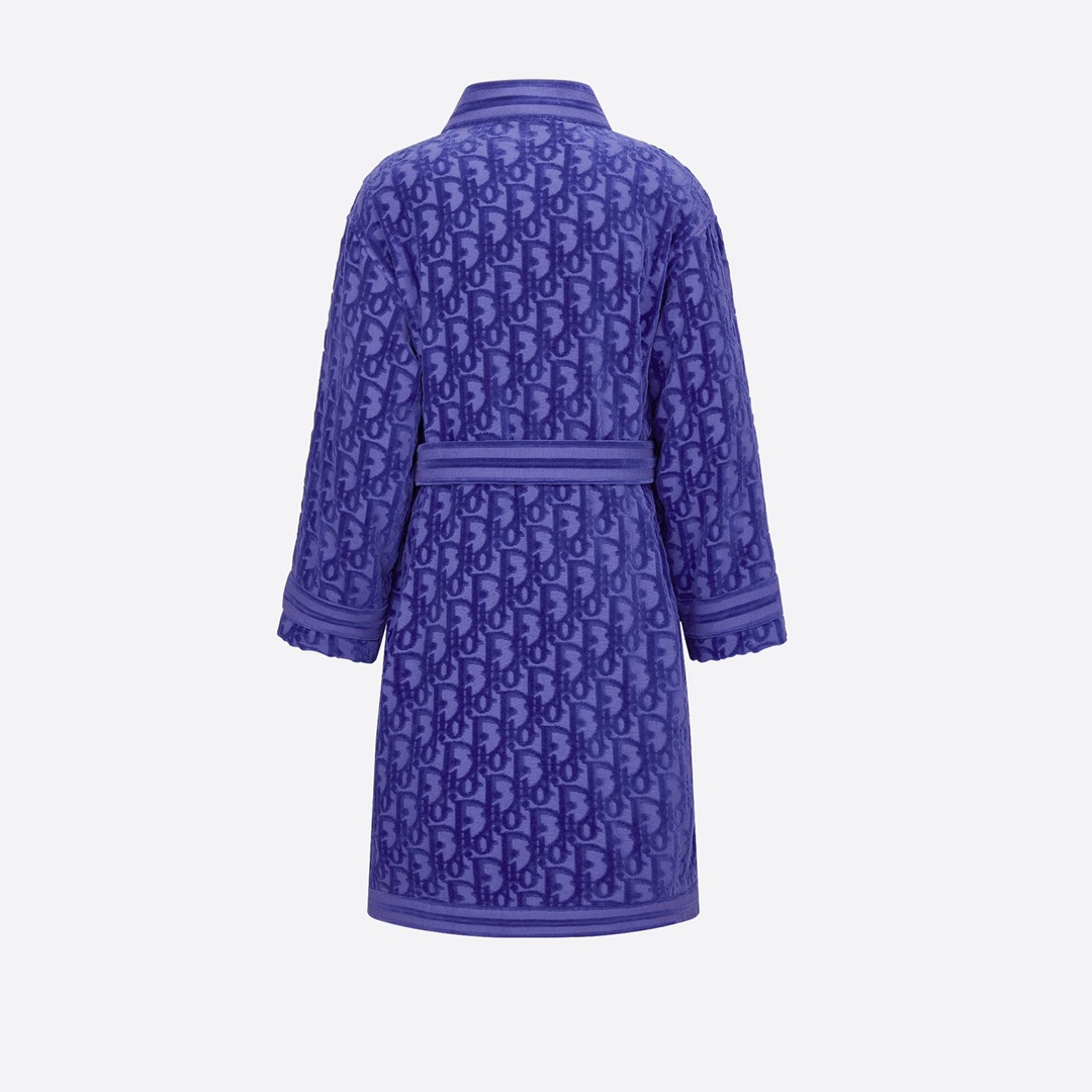 Dior Oblique Bathrobe In Purple - PerfectKickZ