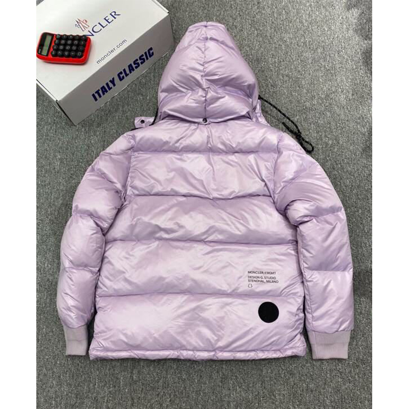 Moncler Anthemyx Short Down Jacket In Light Lilac - PerfectKickZ