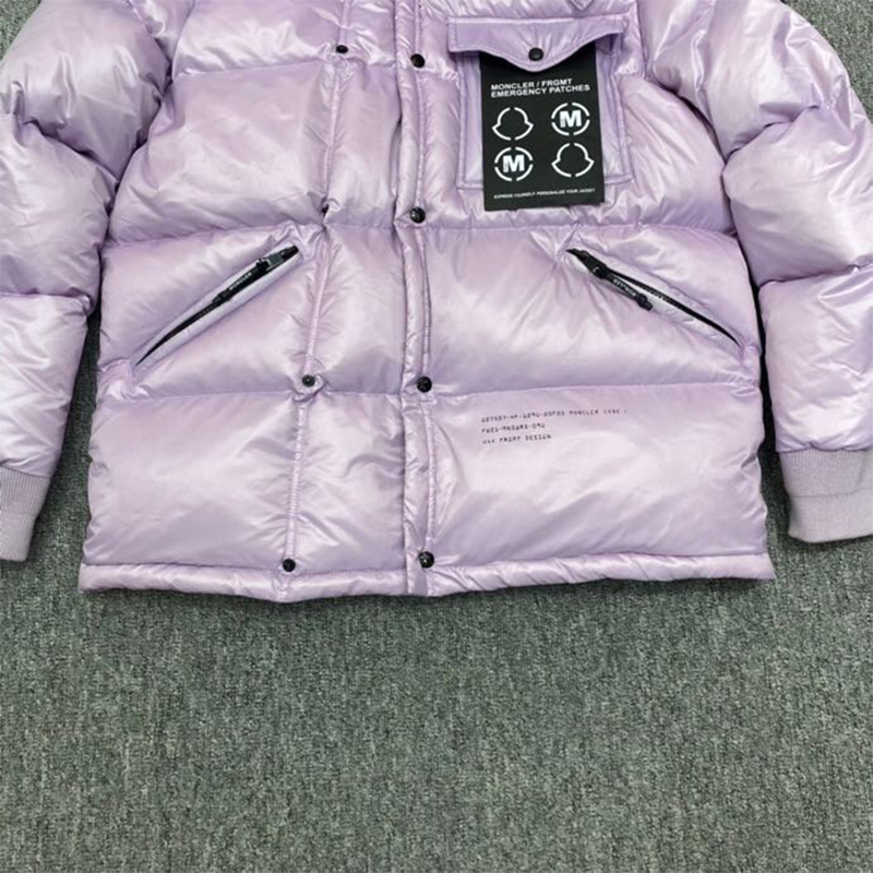 Moncler Anthemyx Short Down Jacket In Light Lilac - PerfectKickZ