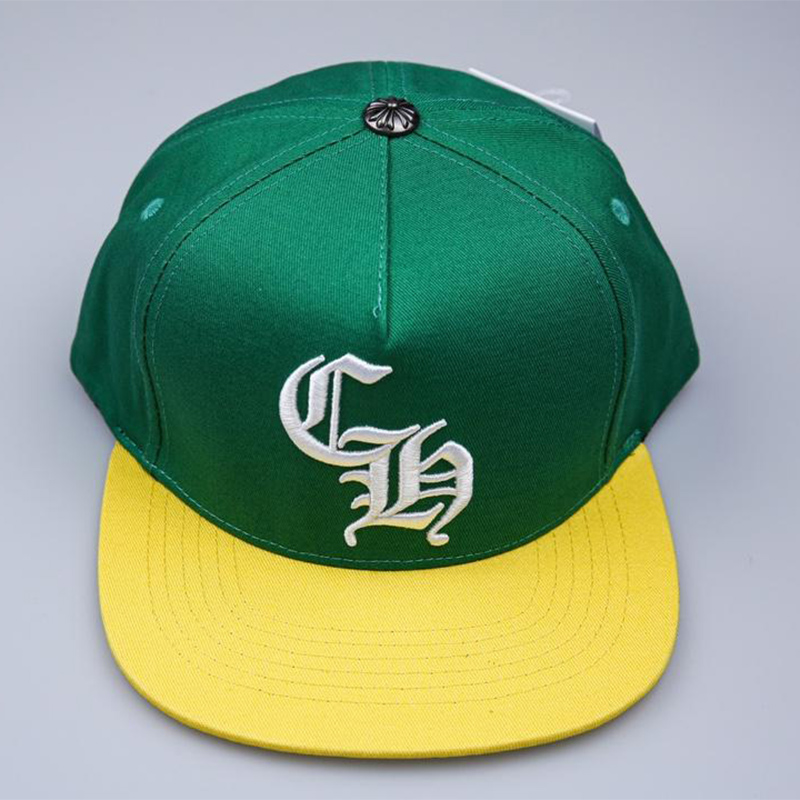 Chrome Heart Baseball Cap Green/Yellow - PerfectKickZ