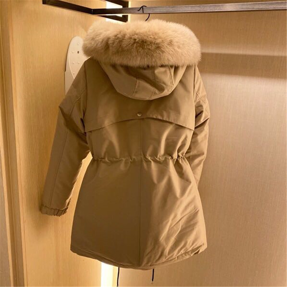 Prada Detachable Long Down Jacket(Apricot) - PerfectKickZ