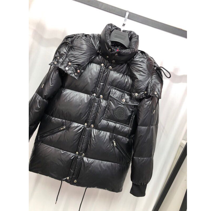 Moncler  Lamentin Short Down Jacket In Black - PerfectKickZ