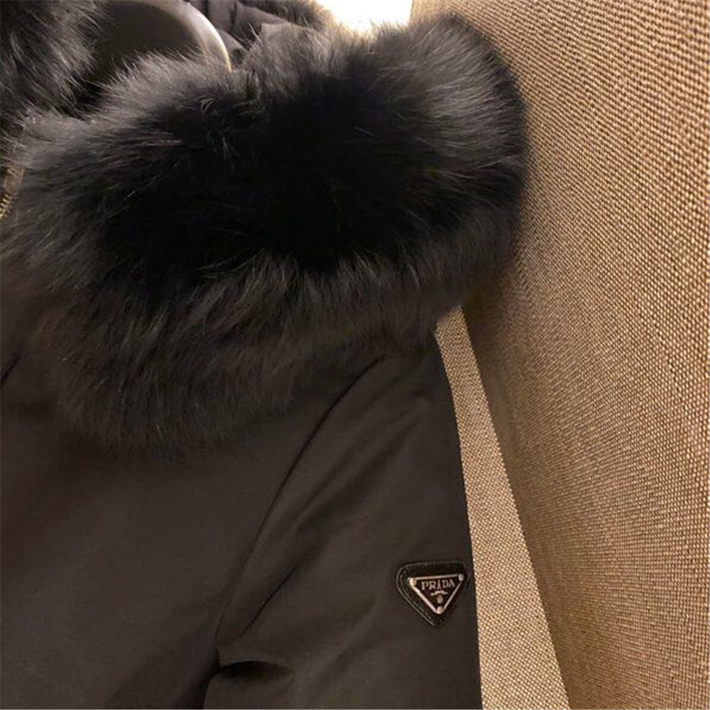 Prada Detachable Long Down Jacket(Black) - PerfectKickZ