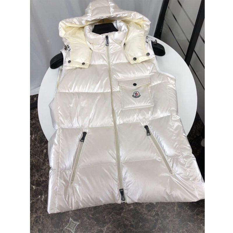 Moncler Diotis Vest In White - PerfectKickZ