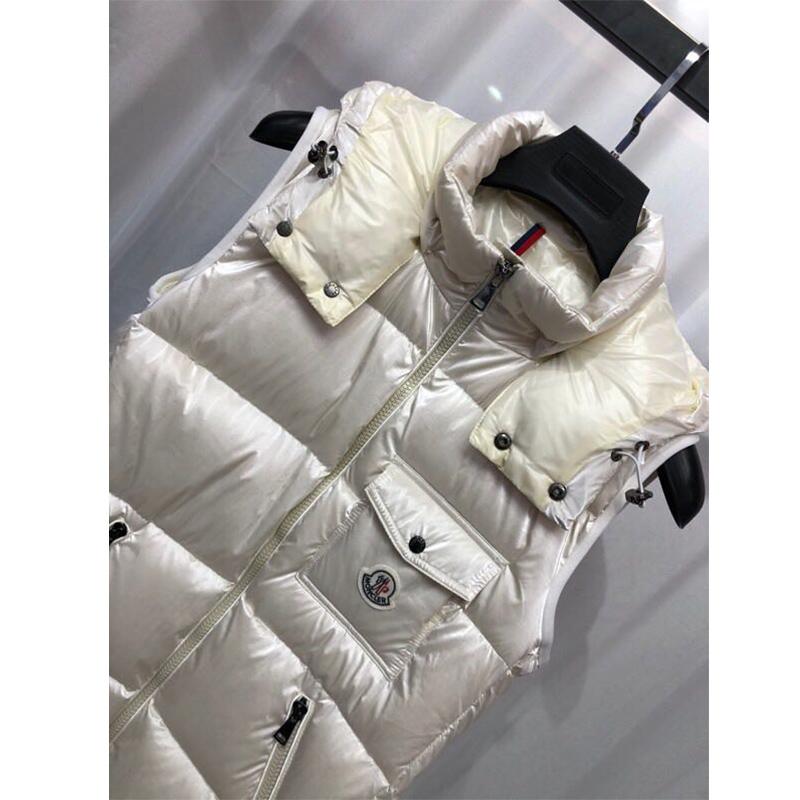 Moncler Diotis Vest In White - PerfectKickZ