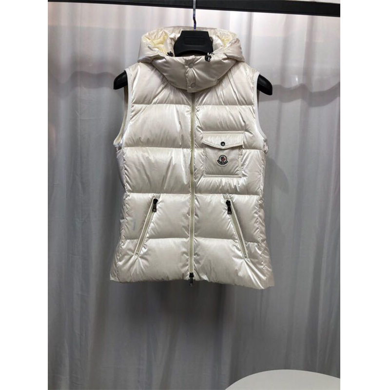 Moncler Diotis Vest In White - PerfectKickZ