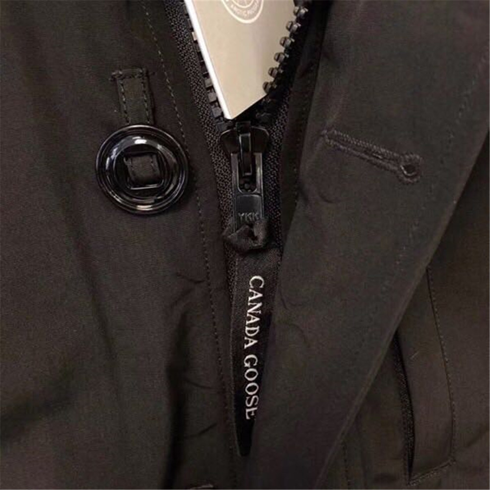 Canada Goose Men Padded Long Down Jacket In Black(06） - PerfectKickZ