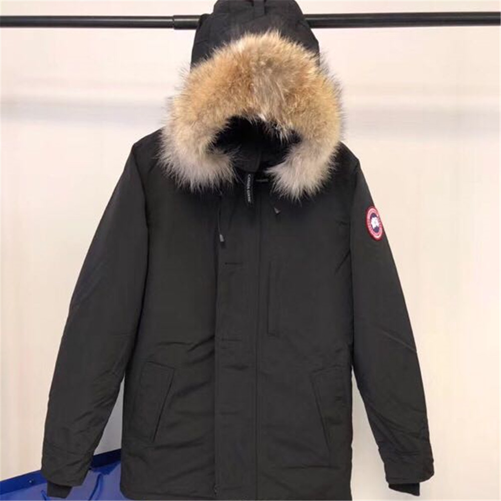 Canada Goose Men Padded Long Down Jacket In Black(06） - PerfectKickZ