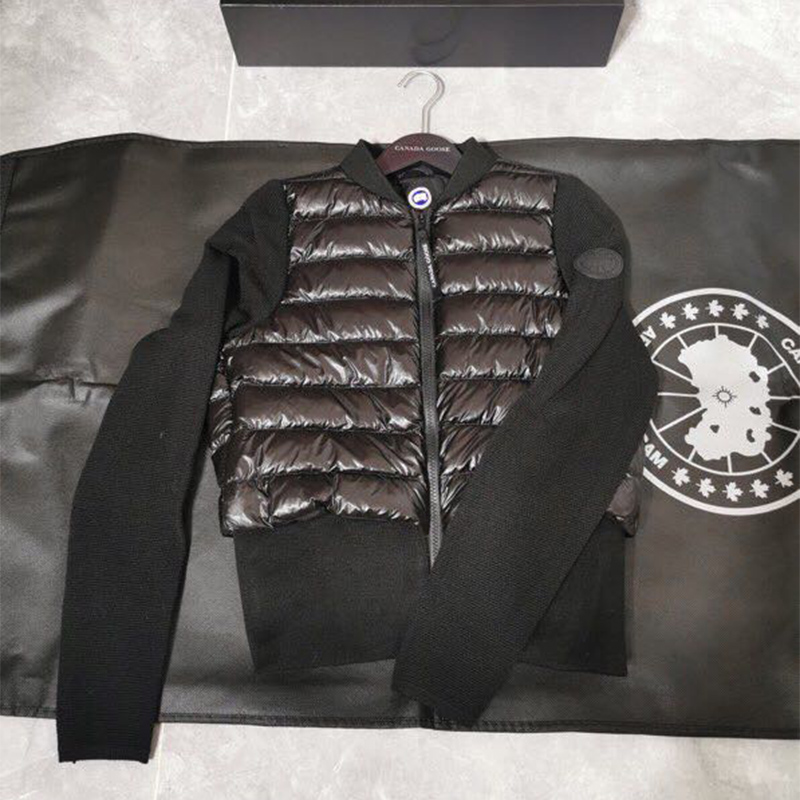 Moncler Mon Women Padded Knit Short Down Jacket Black - PerfectKickZ