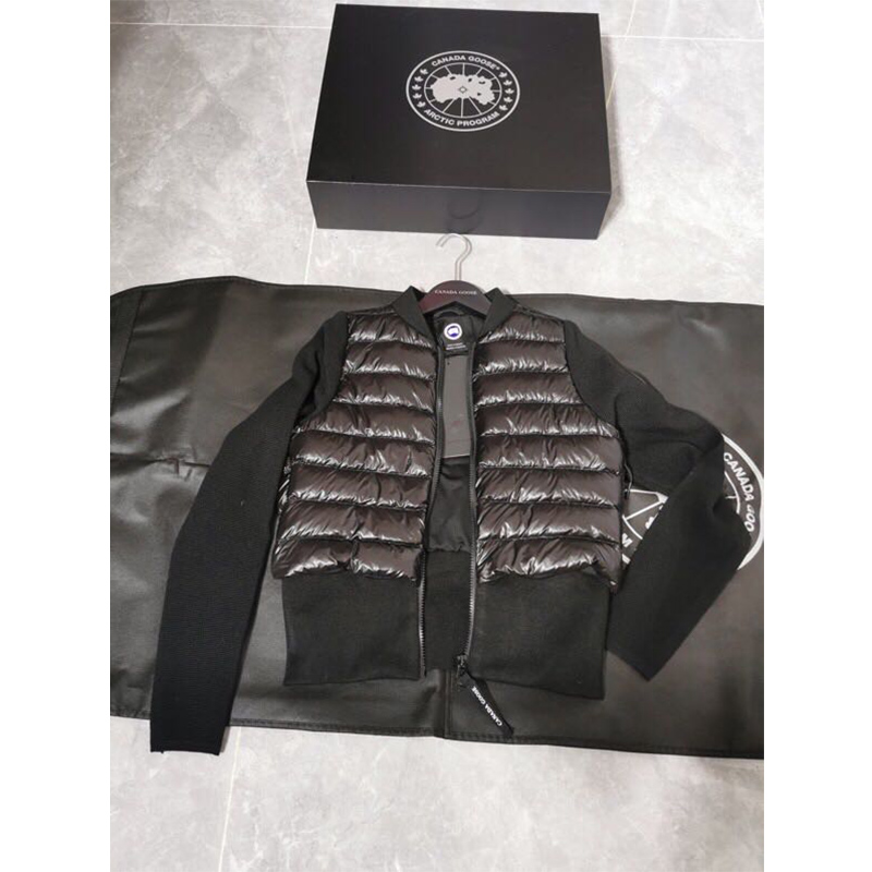 Moncler Mon Women Padded Knit Short Down Jacket Black - PerfectKickZ