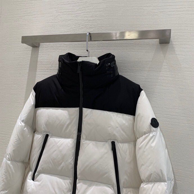 Moncler Jasione Short Down Jacket In White - PerfectKickZ