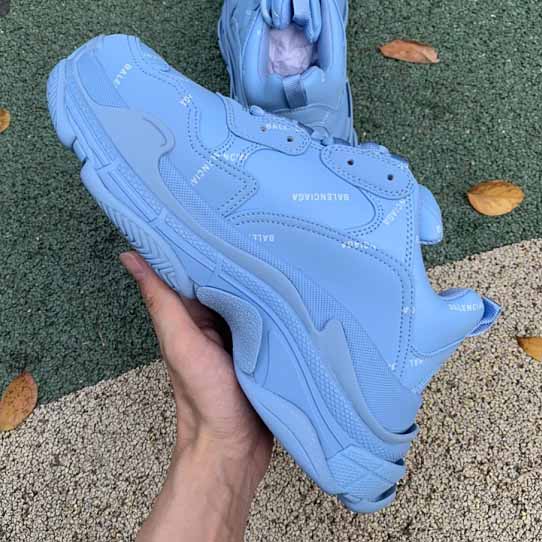 Balenciaga Men's Allover Logo Triple   Sneaker - PerfectKickZ