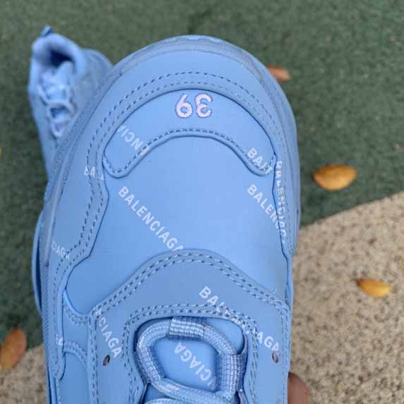 Balenciaga Men's Allover Logo Triple   Sneaker - PerfectKickZ