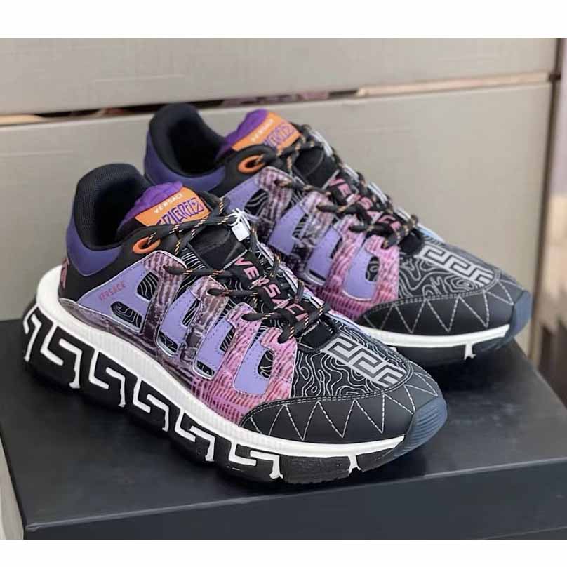 Versace Trigreca Sneakers Purple - PerfectKickZ