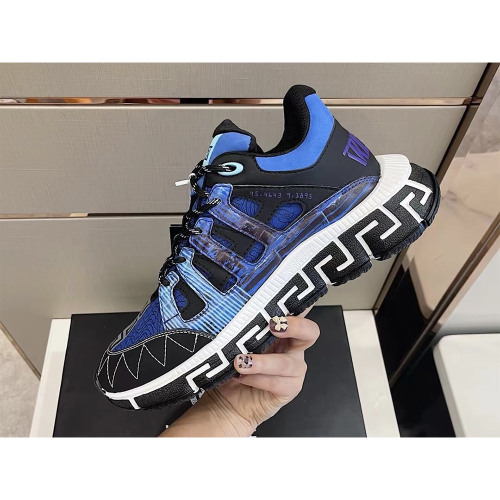 Versace Trigreca Sneakers Blue - PerfectKickZ