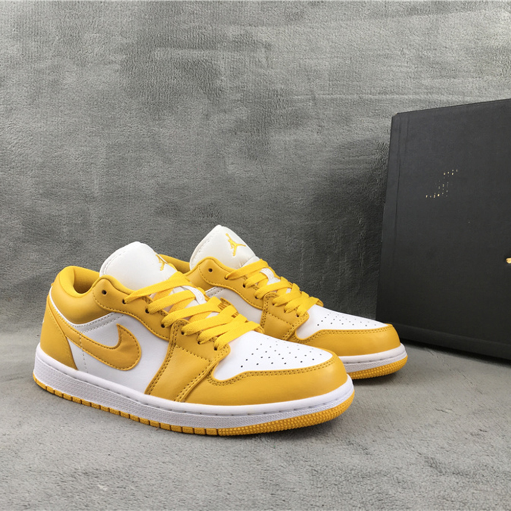 Jordan AJ 1 Low “Pollen” Sneakers - PerfectKickZ