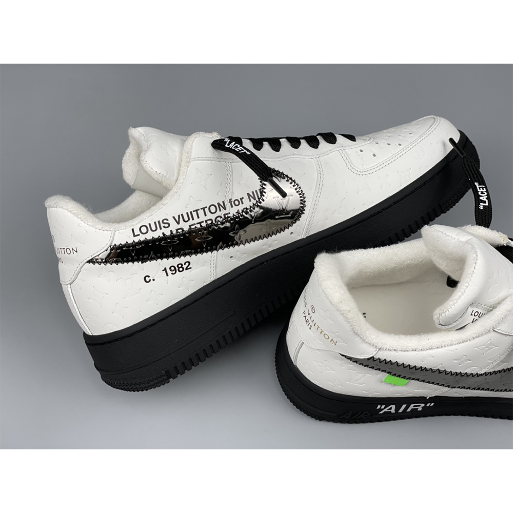 Louis Vuitton X Nike Air Force 1 Sneaker White - PerfectKickZ