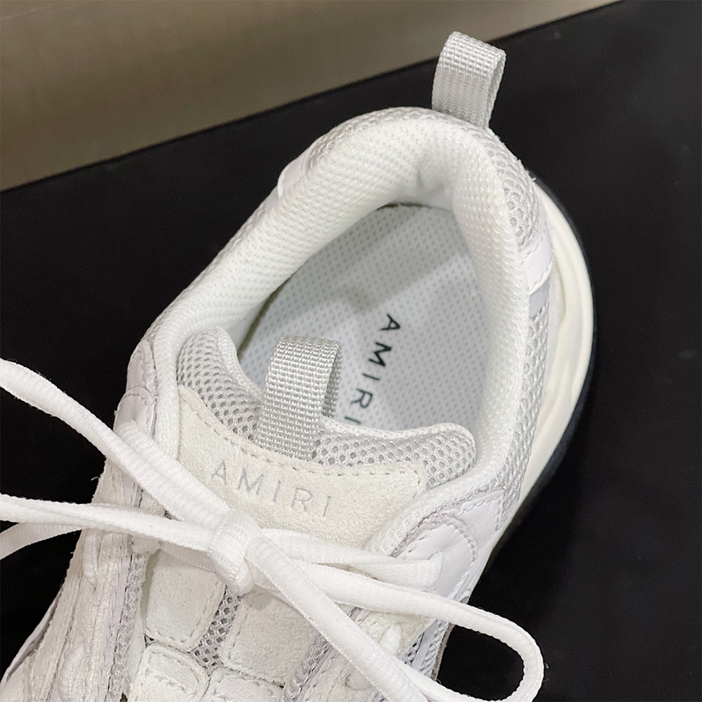 Amiri Bone Runner Sneakers White - PerfectKickZ