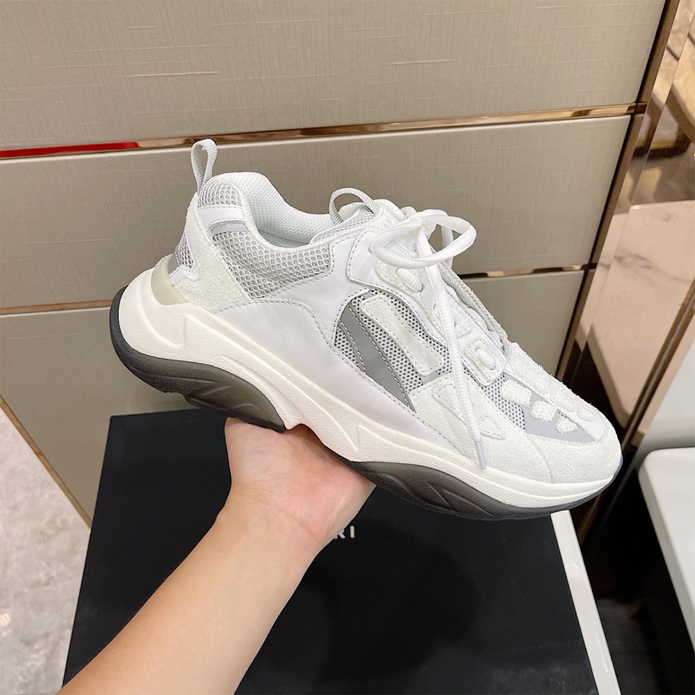 Amiri Bone Runner Sneakers White - PerfectKickZ