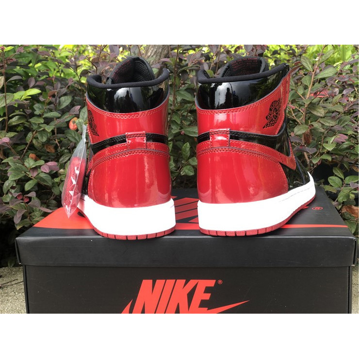 Jordan AJ 1 High OG “Bred Patent” 555088-063 - PerfectKickZ