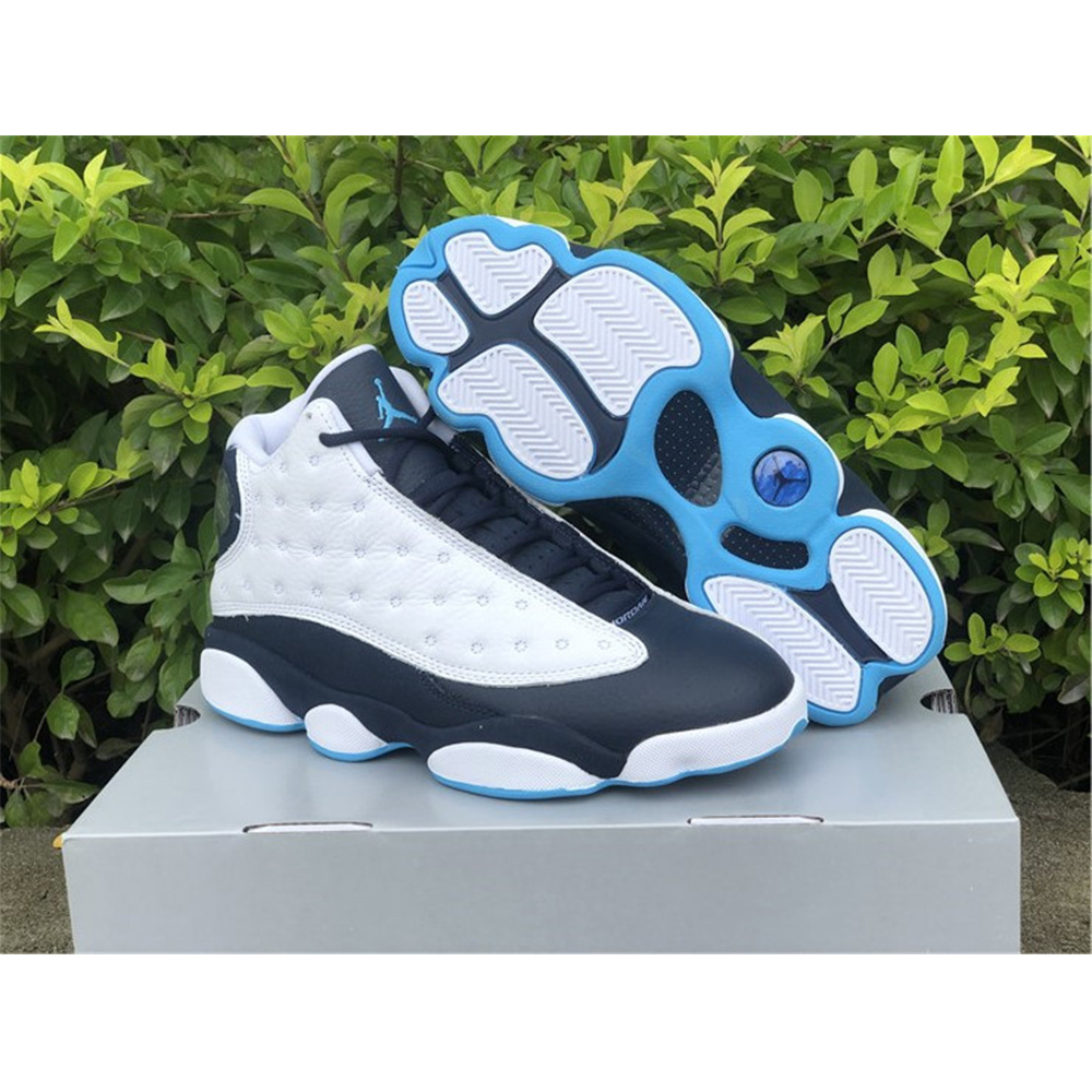 Jordan AJ 13 “Dark Powder Blue” Sneakers - PerfectKickZ