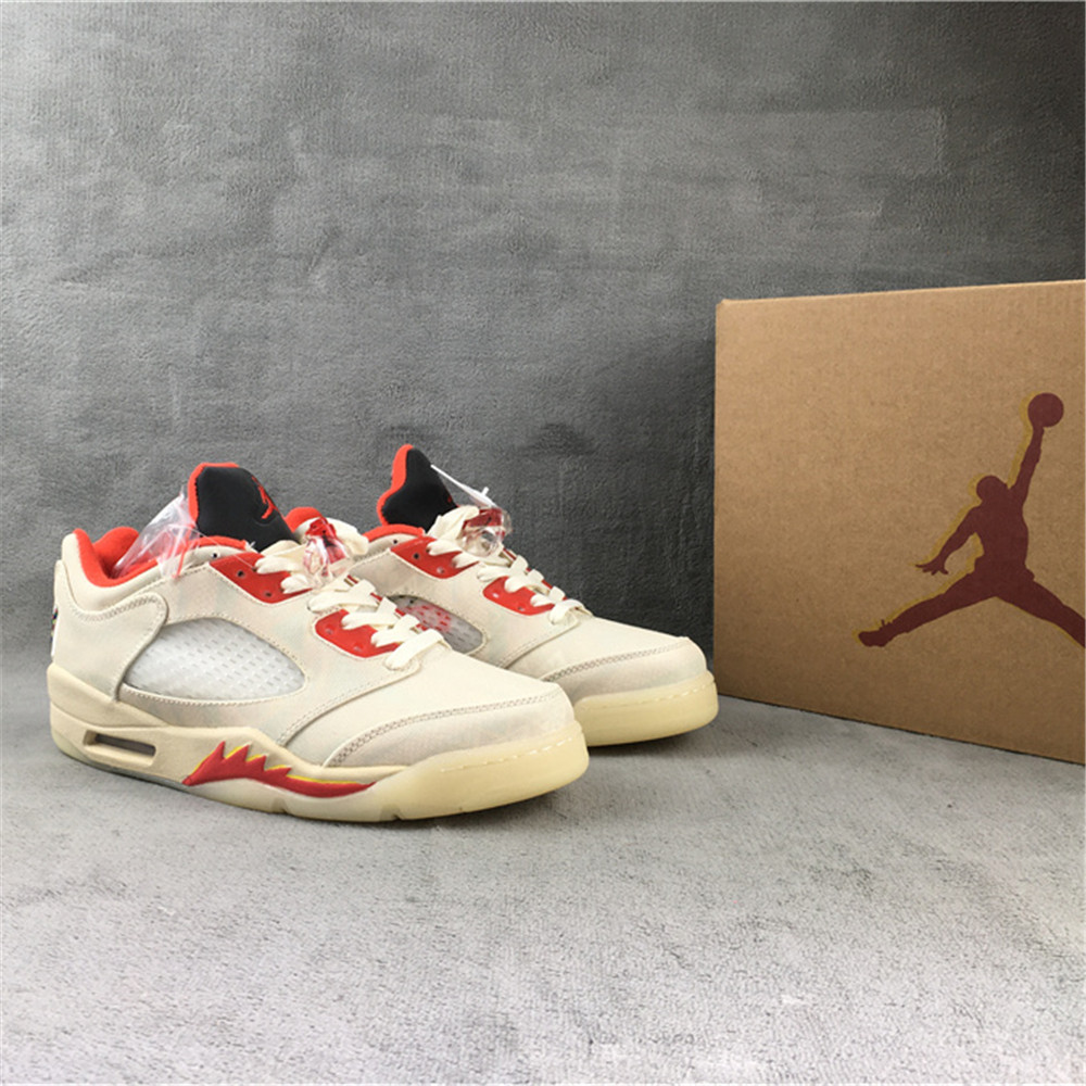 Jordan AJ 5 Low "Chinese New Year" Sneaker  DD2240-100  - PerfectKickZ