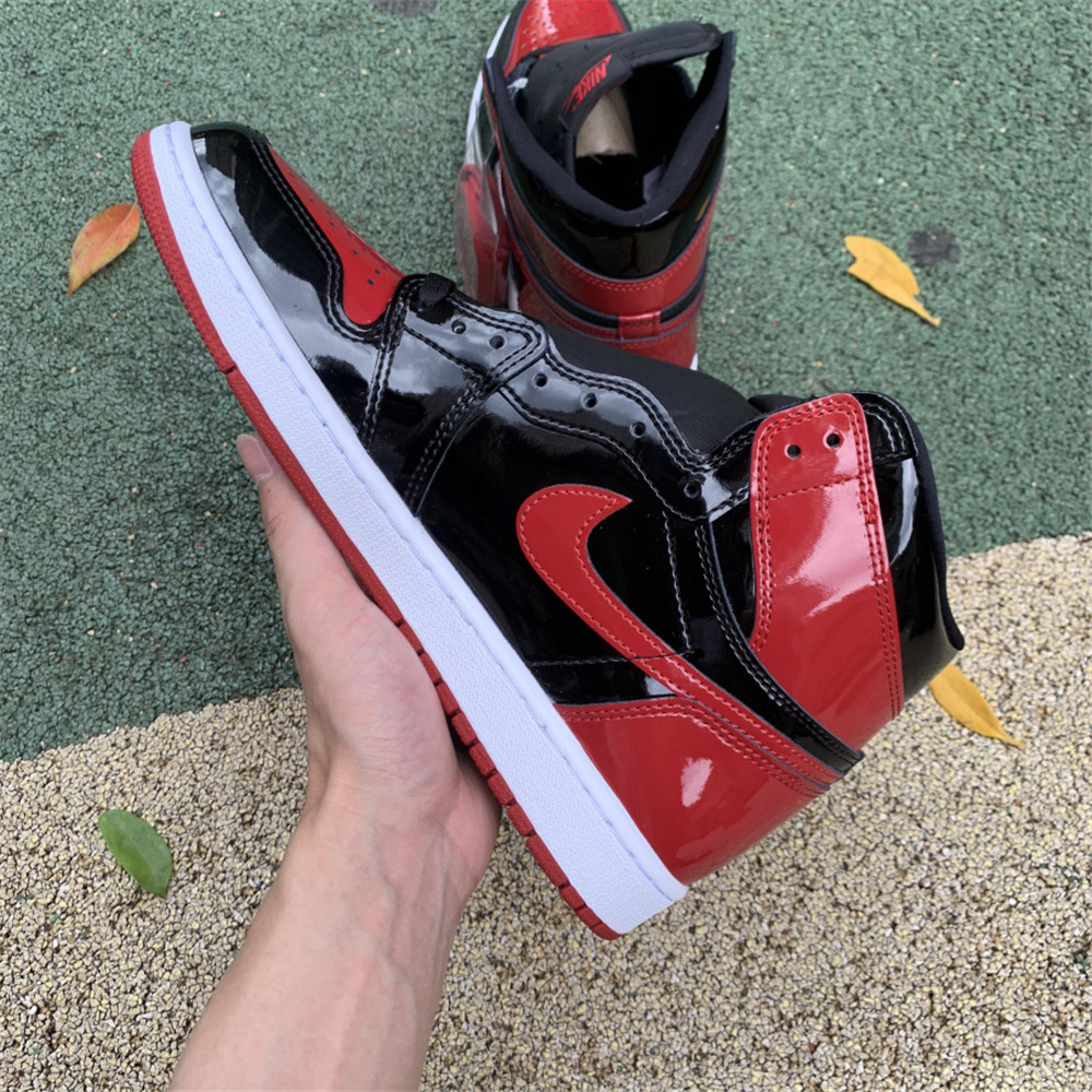 Jordan AJ1 High OG “Bred Patent” - PerfectKickZ
