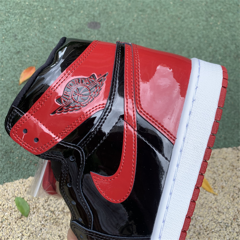 Jordan AJ1 High OG “Bred Patent” - PerfectKickZ