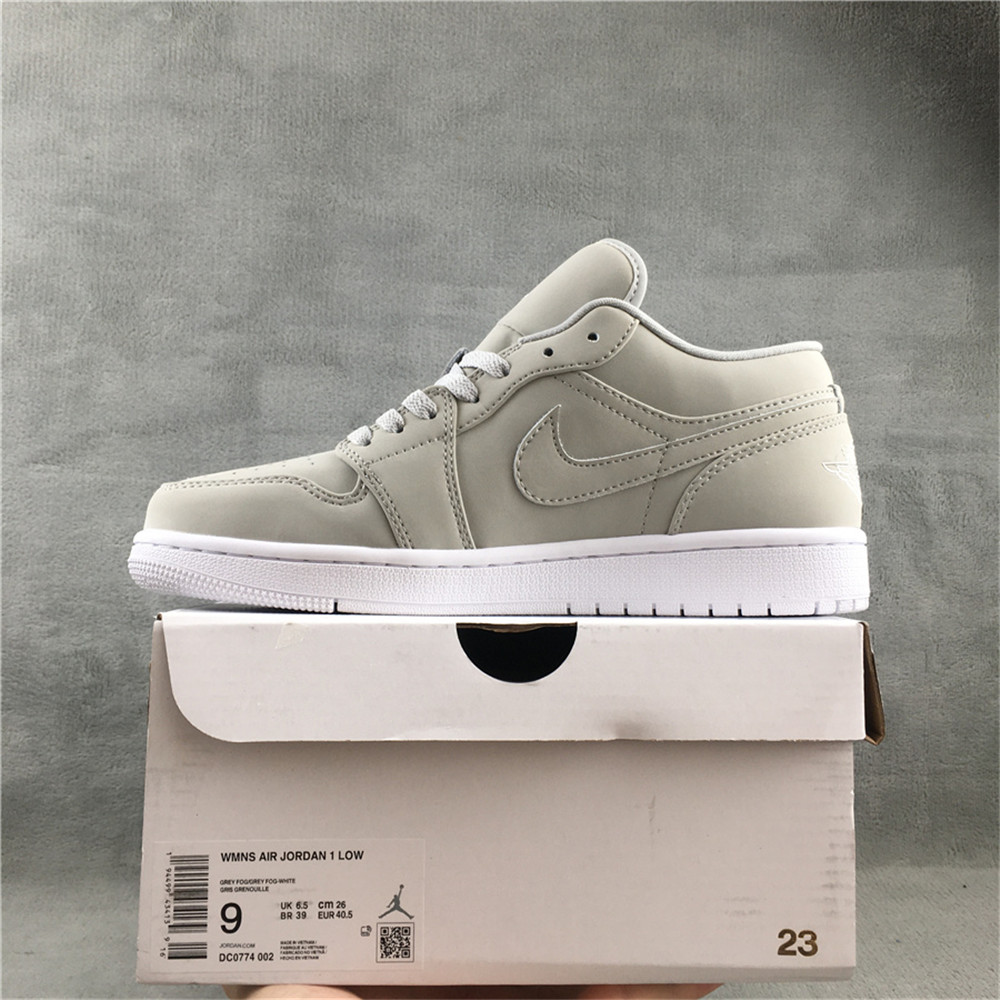 Jordan AJ1 Low Grey Fog Sneaker DC0774-002 - PerfectKickZ