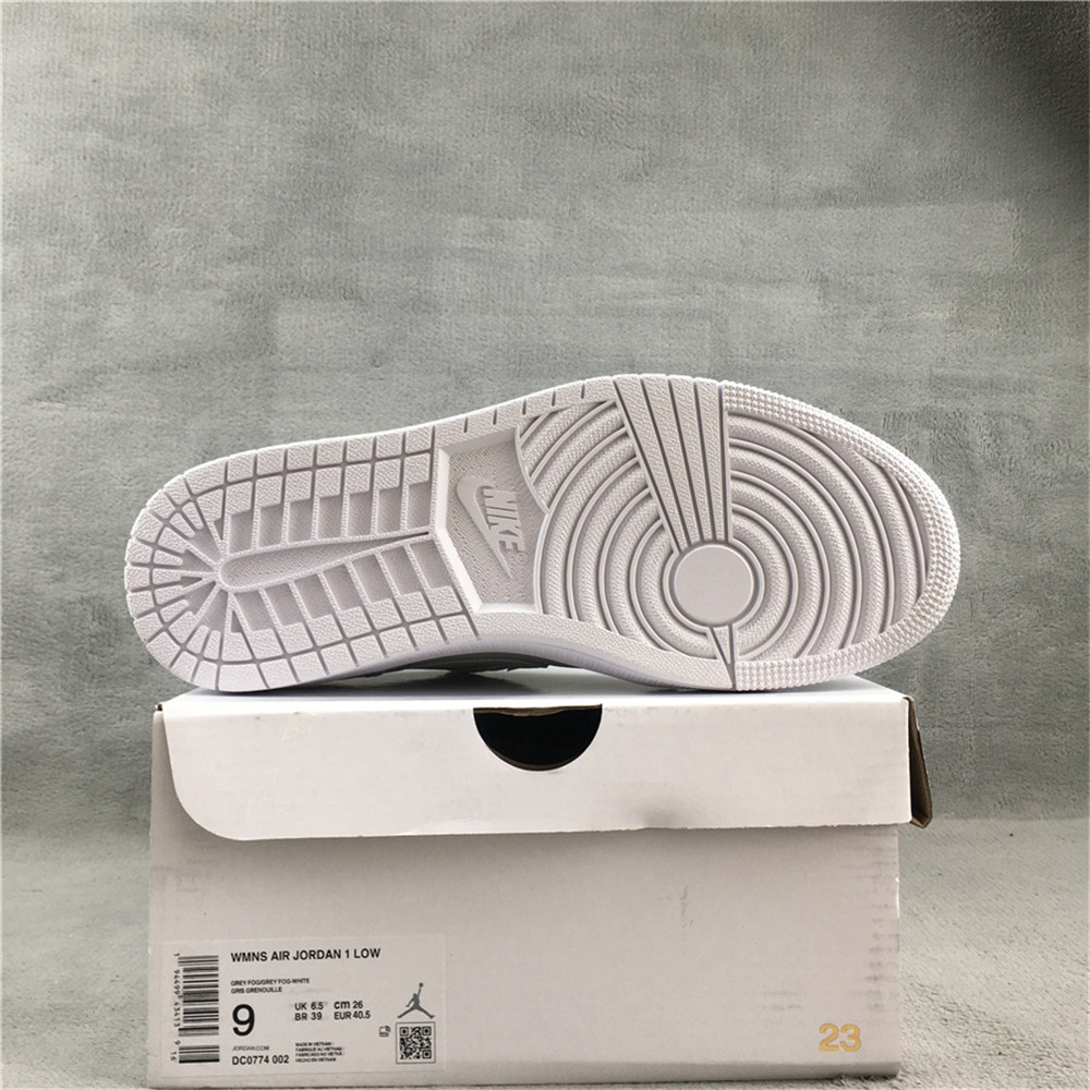 Jordan AJ1 Low Grey Fog Sneaker DC0774-002 - PerfectKickZ