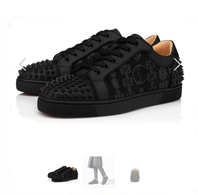 Christian Louboutin Louis Junior Spikes Orlato Sneakers - PerfectKickZ