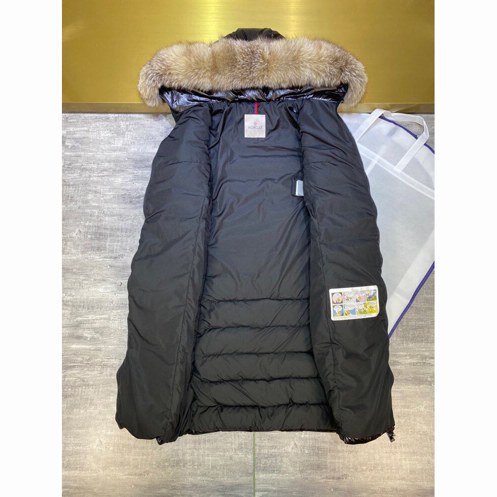 Moncler Black Down Long Jacket - PerfectKickZ