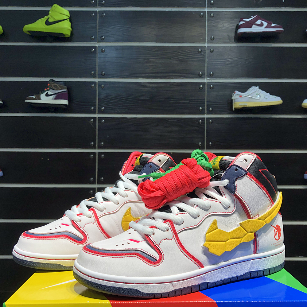 Gundam X Nike SB Dunk High Project RX-0 Unicorn - PerfectKickZ