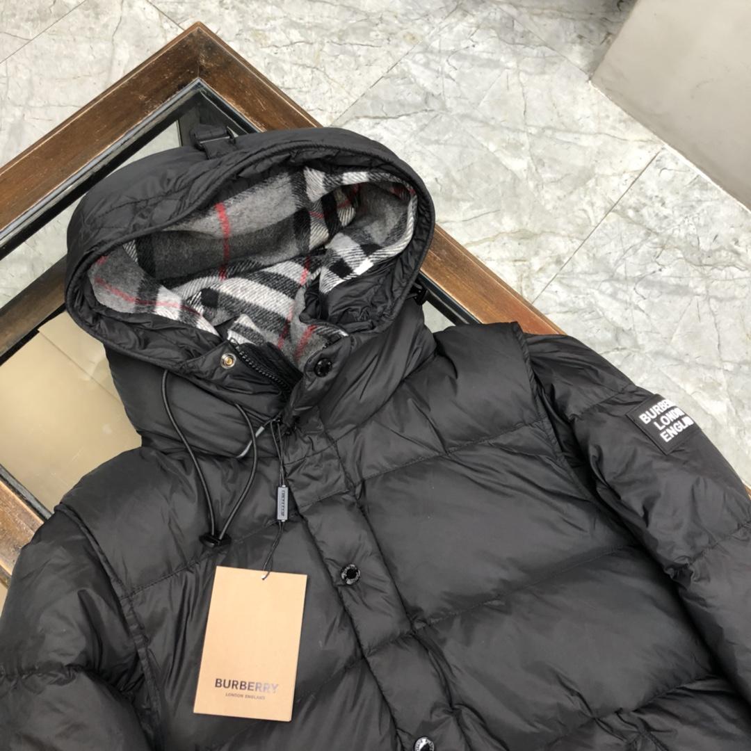 Burberry Logo Print Down Jacket - PerfectKickZ