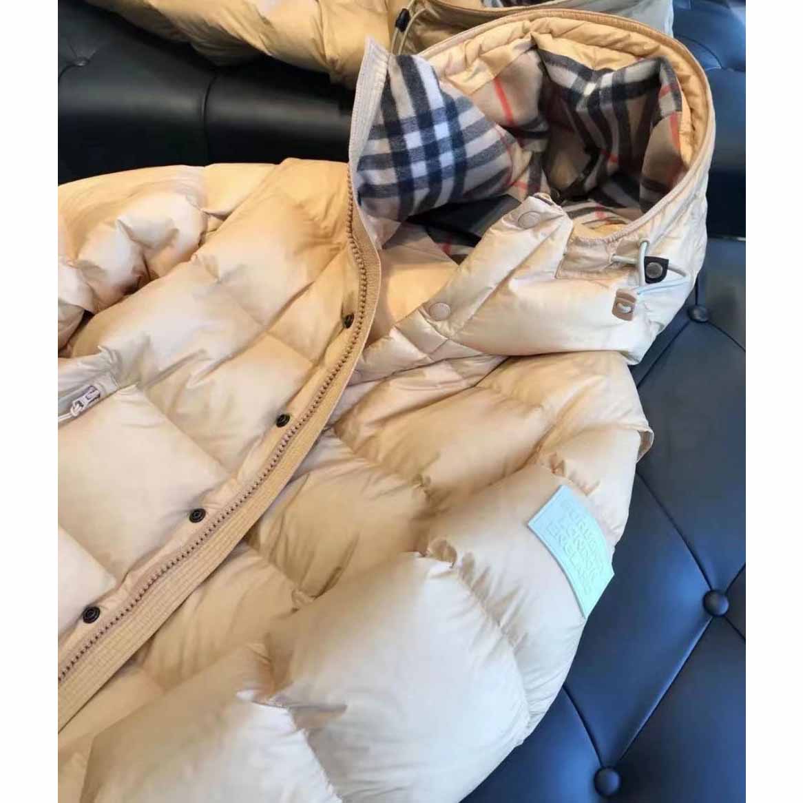 Burberry Logo Print Down Jacket - PerfectKickZ