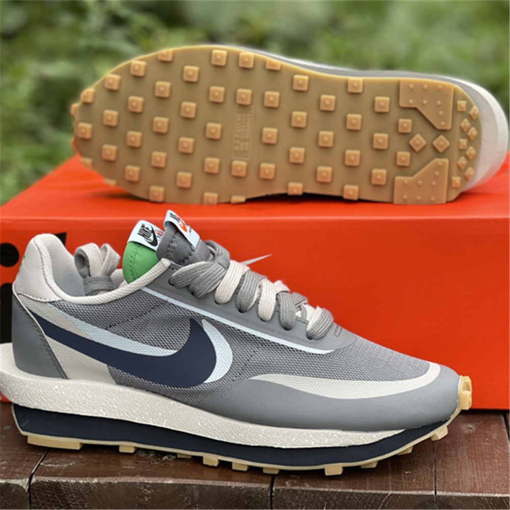 Clot X Sacai X Nike LDWaffle "Neutral Grey" Sneaker - PerfectKickZ