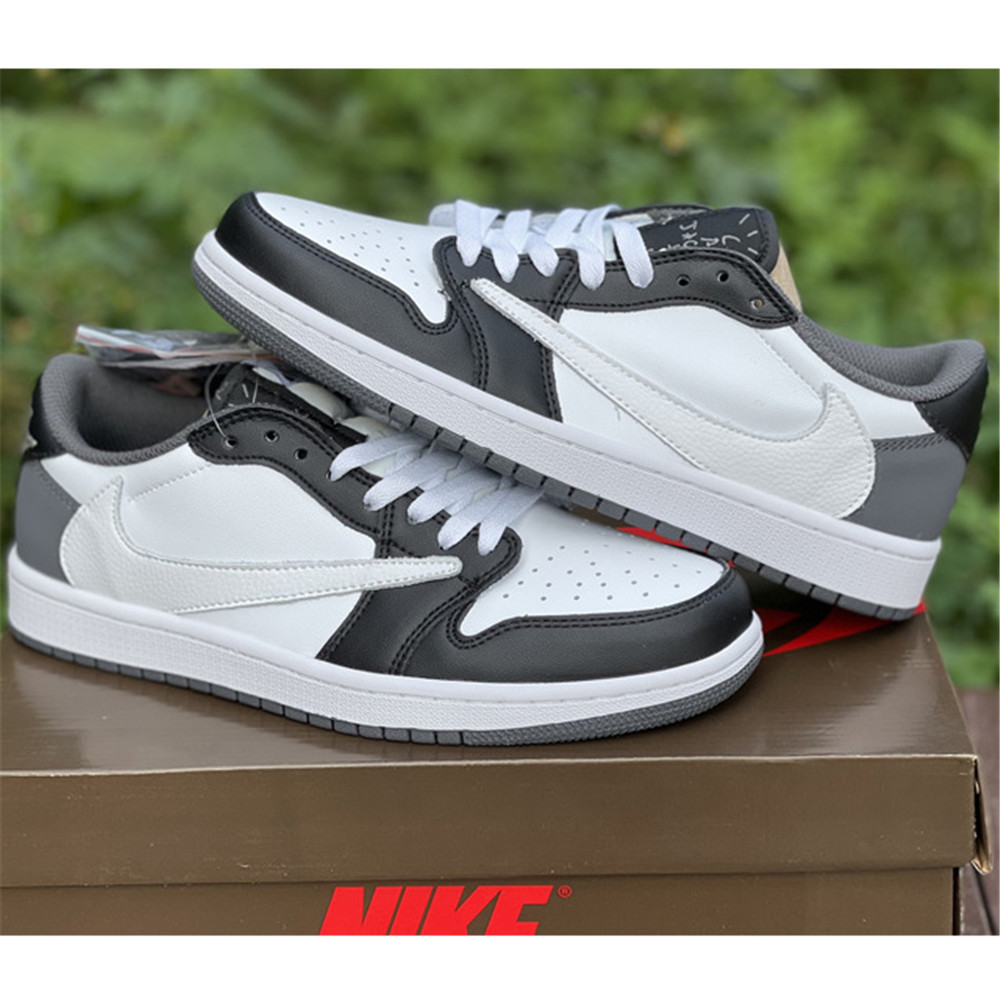 Jordan Travis Scott X AJ1 Low Sneaker In Grey/Black CQ4277 008 - PerfectKickZ
