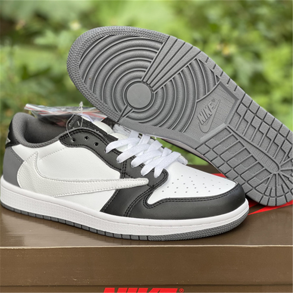 Jordan Travis Scott X AJ1 Low Sneaker In Grey/Black CQ4277 008 - PerfectKickZ