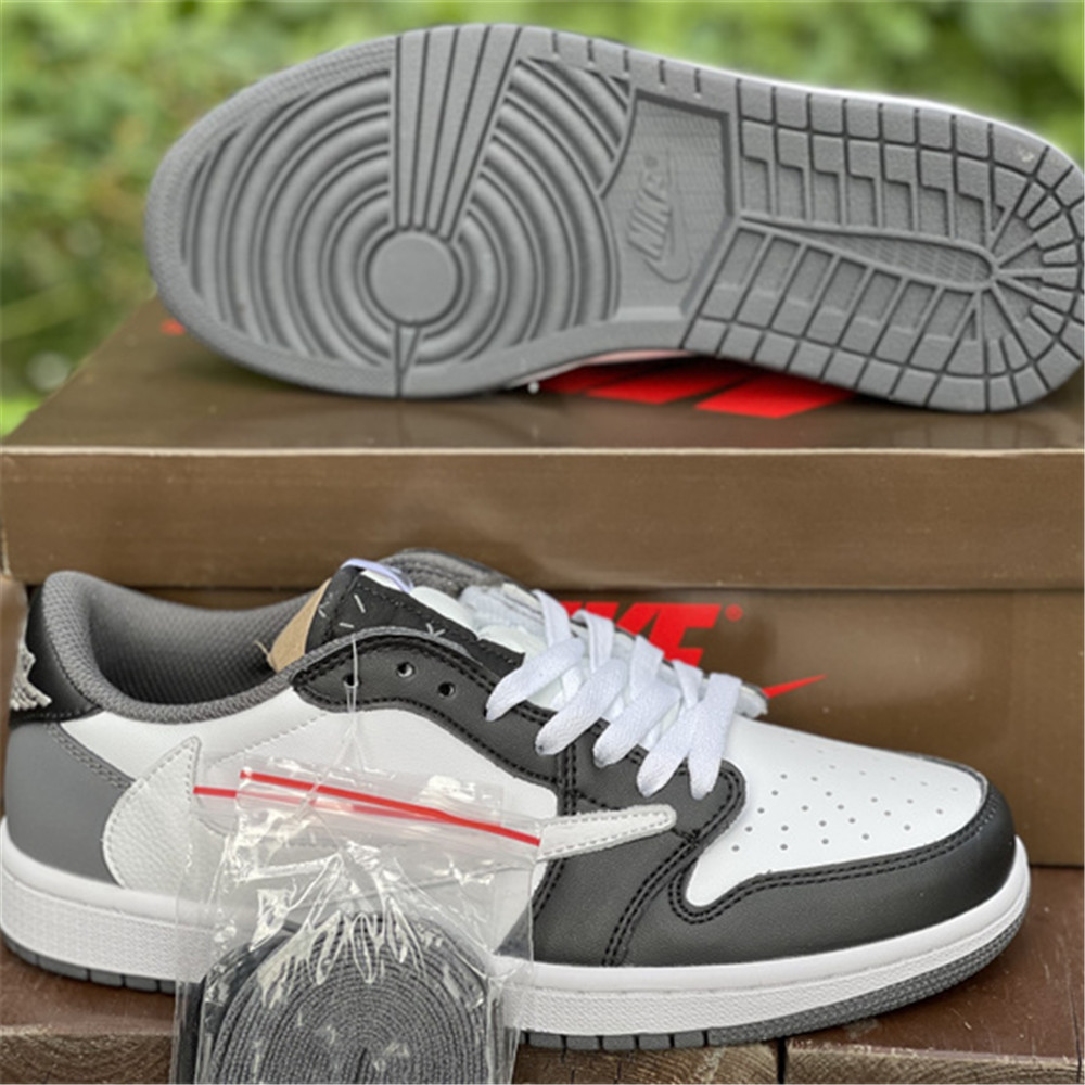 Jordan Travis Scott X AJ1 Low Sneaker In Grey/Black CQ4277 008 - PerfectKickZ