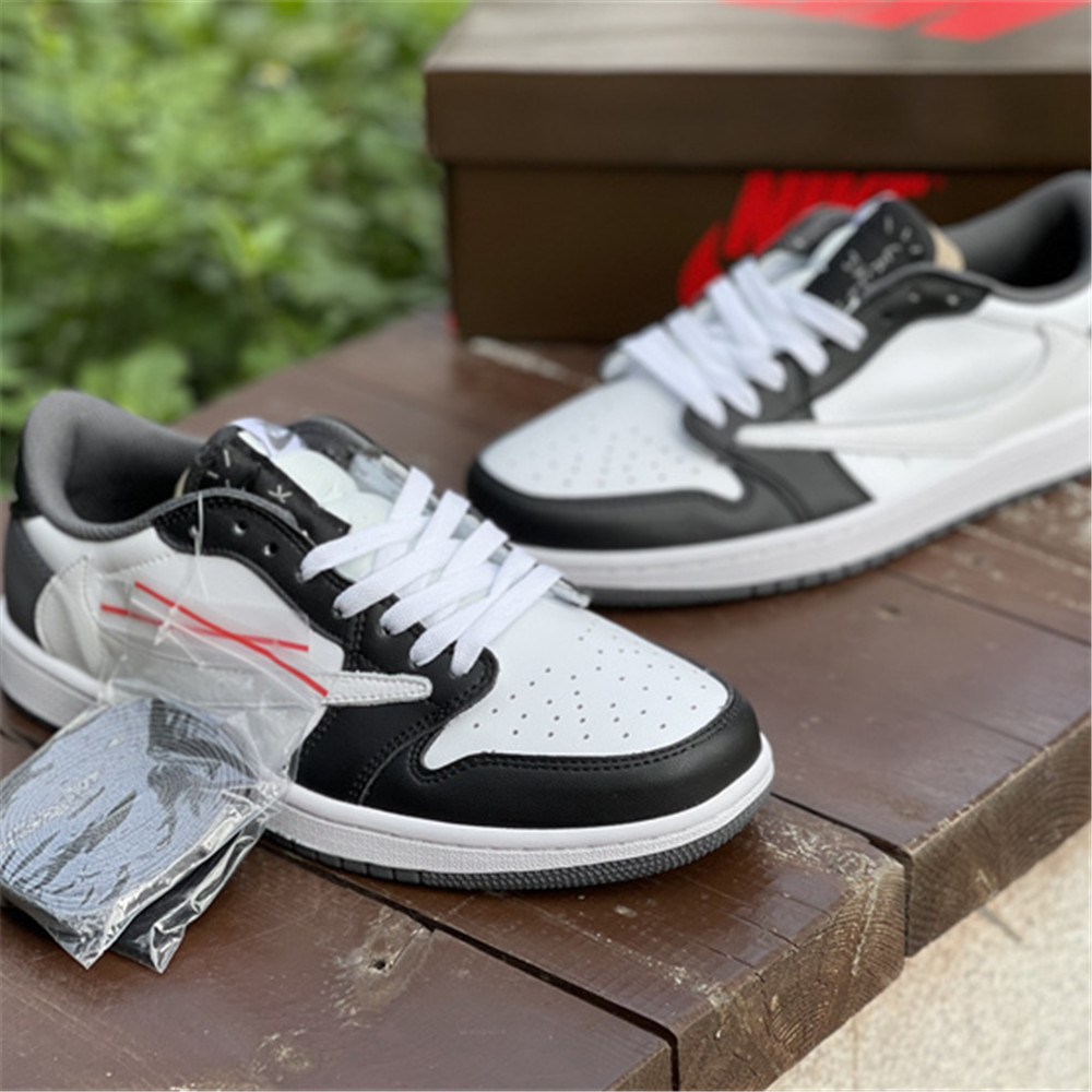 Jordan Travis Scott X AJ1 Low Sneaker In Grey/Black CQ4277 008 - PerfectKickZ