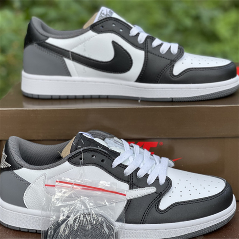 Jordan Travis Scott X AJ1 Low Sneaker In Grey/Black CQ4277 008 - PerfectKickZ