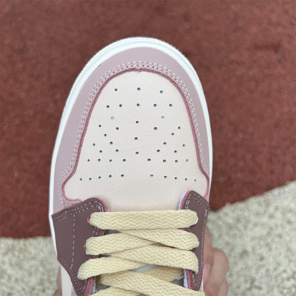 Jordan AJ1 Mid Dusty Pink Sneaker - PerfectKickZ