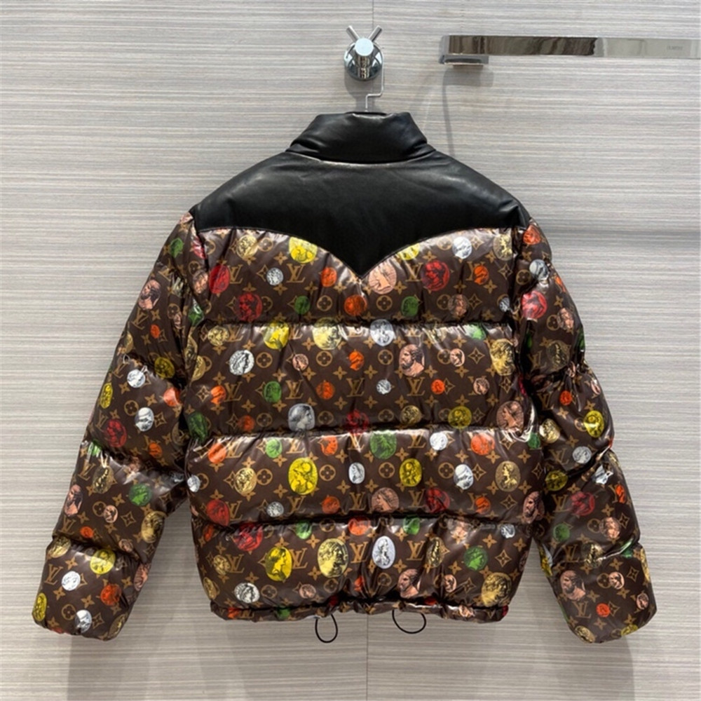 Louis Vuitton Monogram Leather Short Down Jacket  - PerfectKickZ