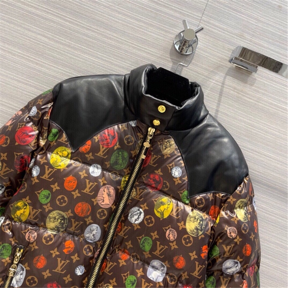 Louis Vuitton Monogram Leather Short Down Jacket  - PerfectKickZ