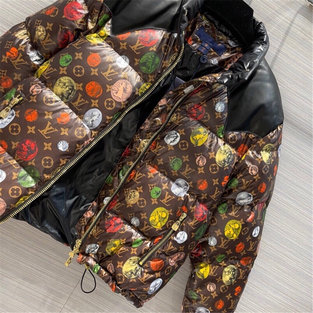 Louis Vuitton Monogram Leather Short Down Jacket  - PerfectKickZ