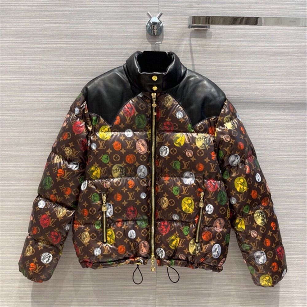 Louis Vuitton Monogram Leather Short Down Jacket  - PerfectKickZ
