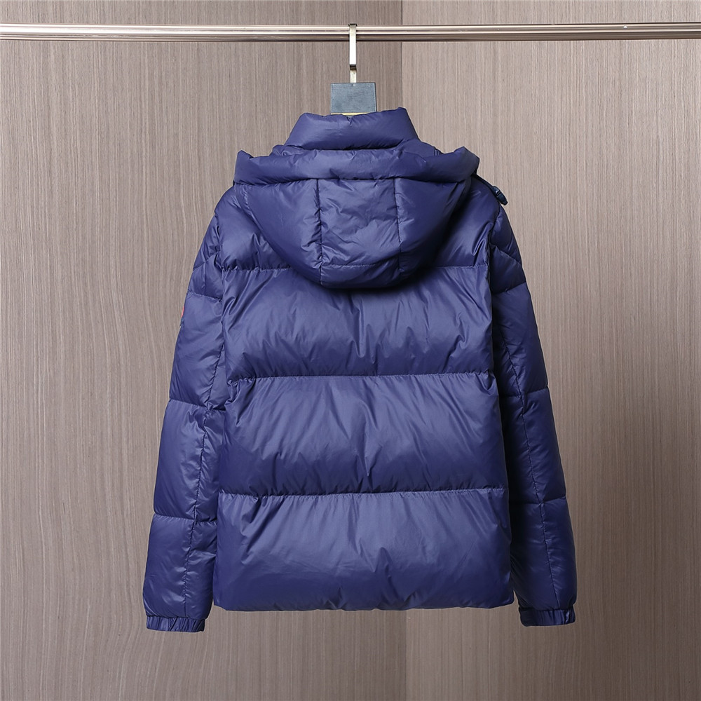 Moncler Montbeliard Short Down Jacket(Blue) - PerfectKickZ