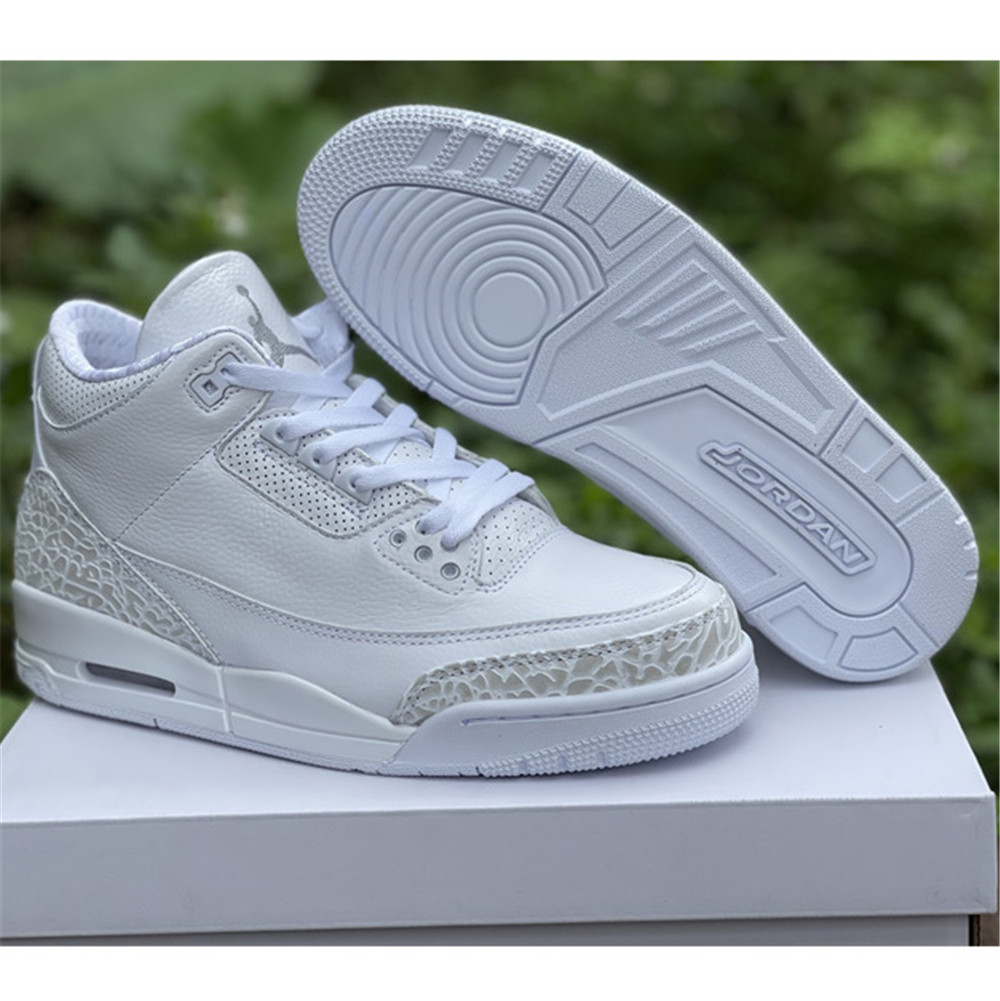 Jordan AJ3 “Triple White” Sneaker 136064-111 - PerfectKickZ