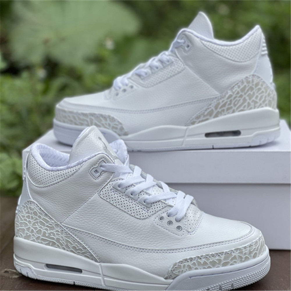 Jordan AJ3 “Triple White” Sneaker 136064-111 - PerfectKickZ